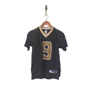 New Orleans Saints DREW BREES Football Jersey Youth Sz. M Reebok NFL Equipment
